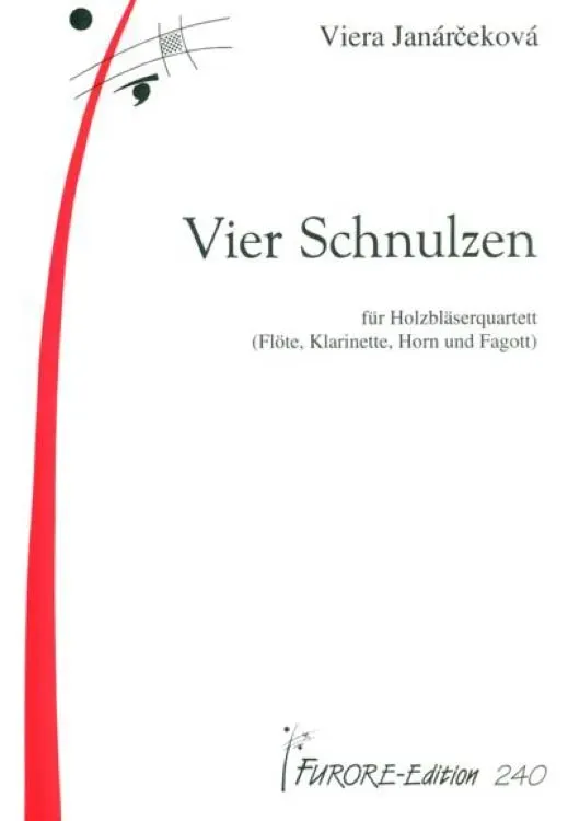 Furore Edition Vier Schnulzen Bläserquartett Noten Stimmen