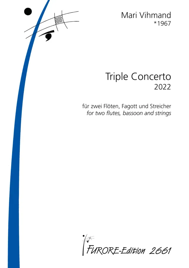 Furore Edition Triple Concerto Partitur für 2 Flöten und Fagott