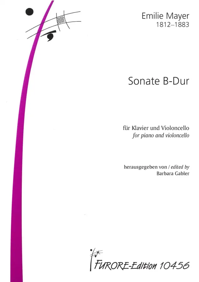 Furore Edition Sonate B-Dur Klavier Violoncello Noten Mayer