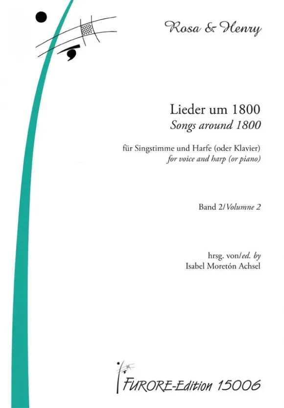 Furore Edition Rosa & Henry Lieder Noten Stimme Harfe