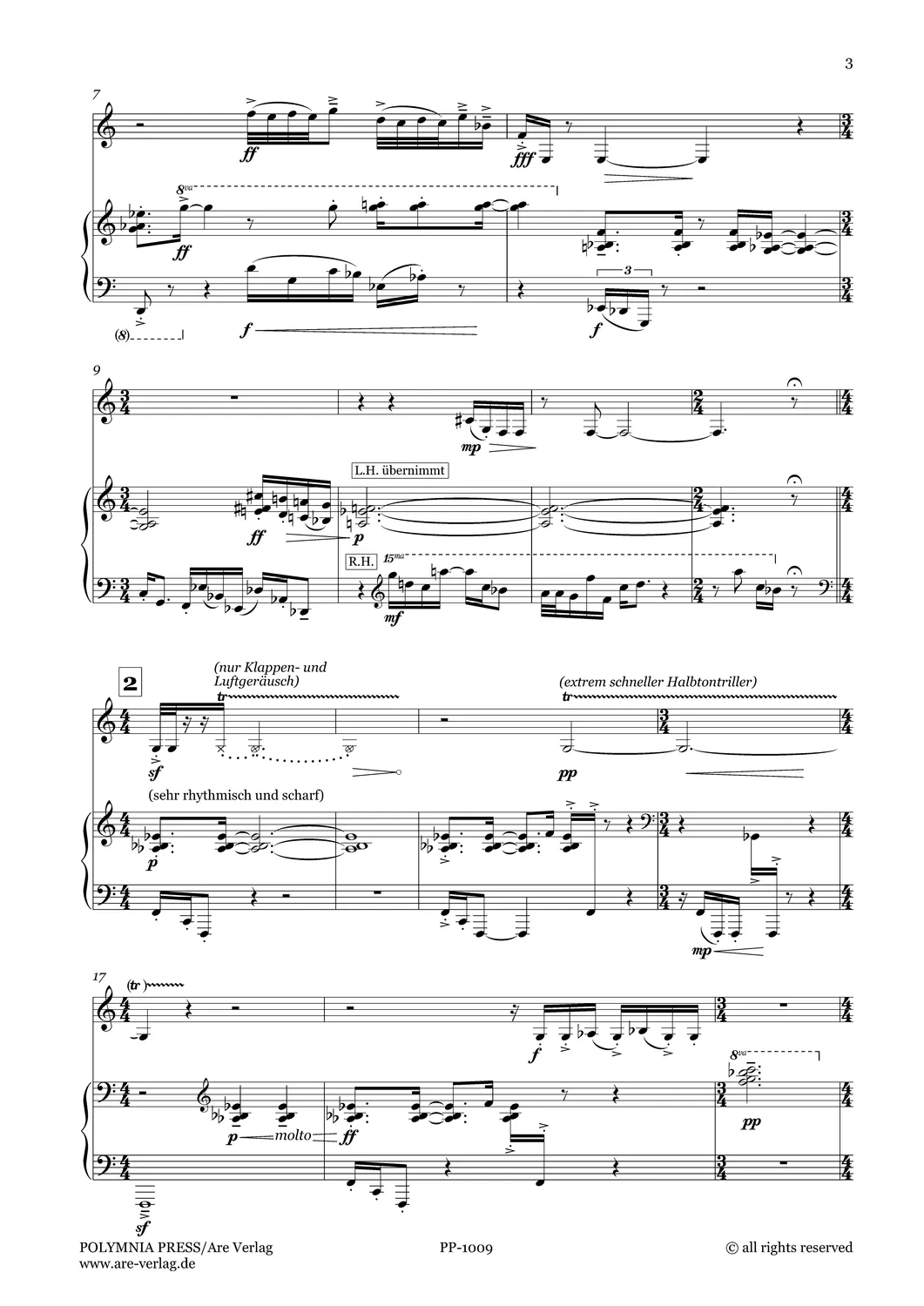 Are Musik Verlag Schultheiss changes Noten Bassklarinette Klavier