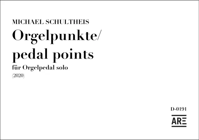 Are Musik Verlag Orgelpunkte 2020 Noten Orgelpedal solo
