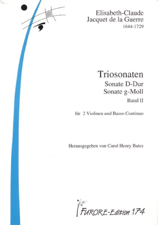 Furore Edition Triosonaten Band 2 Noten Streicher Orgel