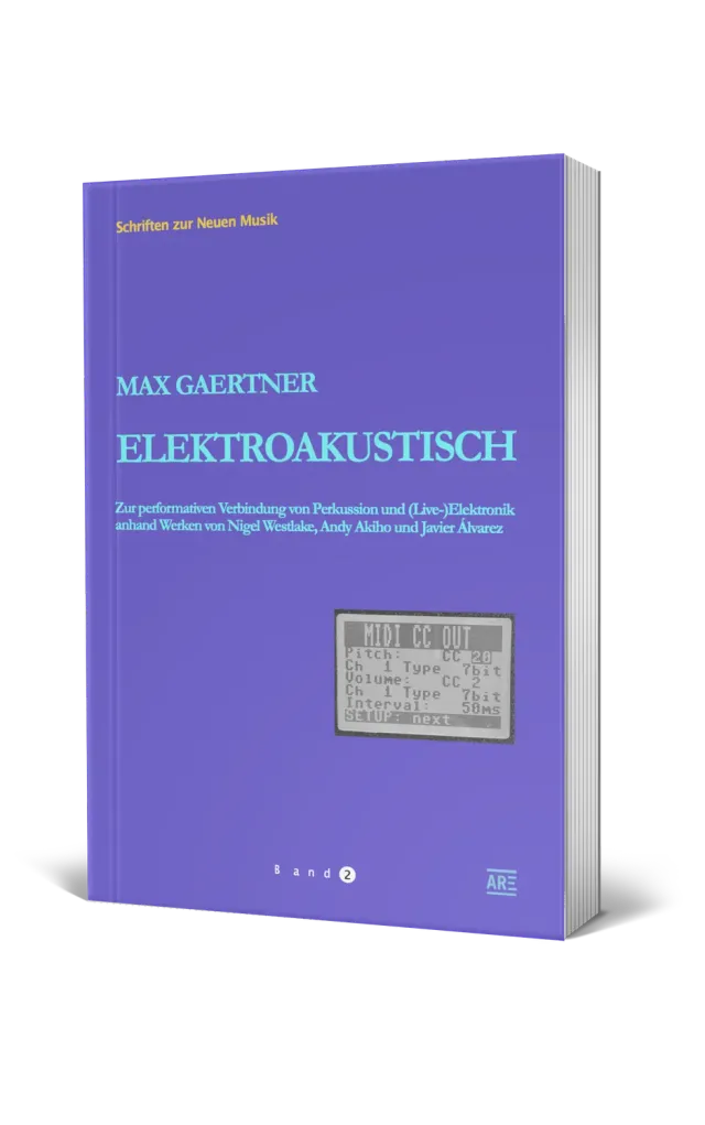 Are Musik Verlag Max Gaertner ELEKTROAKUSTISCH Buch zur Live-Elektronik