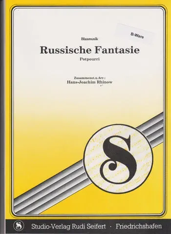 Studio-Verlag Rudi Seifert Russische Fantasie Noten Blasorchester B-Ware