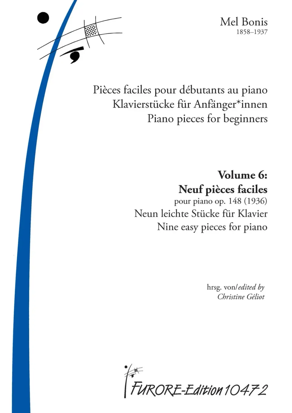 Furore Edition Piano Pieces Vol. 6 Klaviernoten für Anfänger