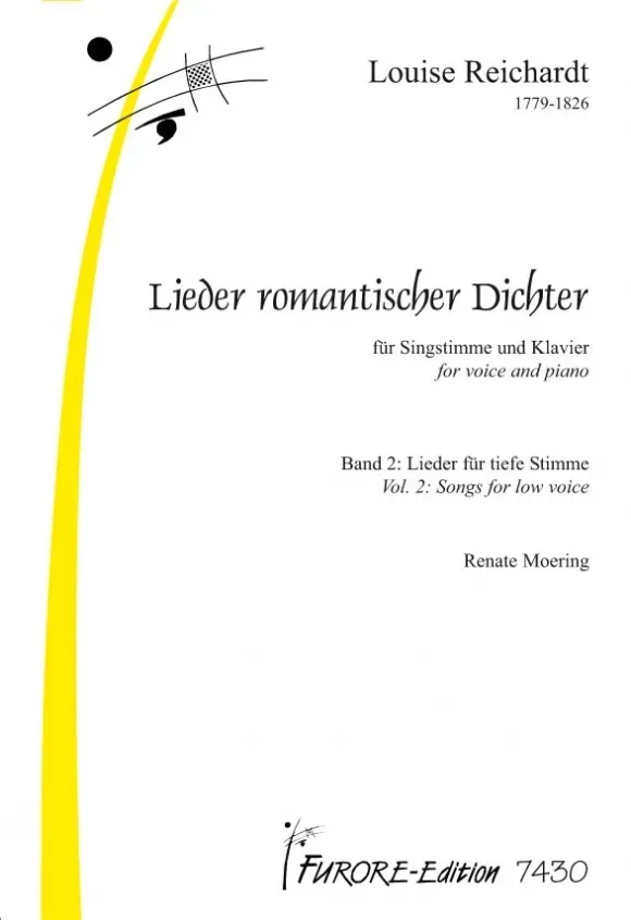 Furore Edition Lieder romantischer Dichter Vol. 1 & 2 Lieder für hohe und tiefe Stimme