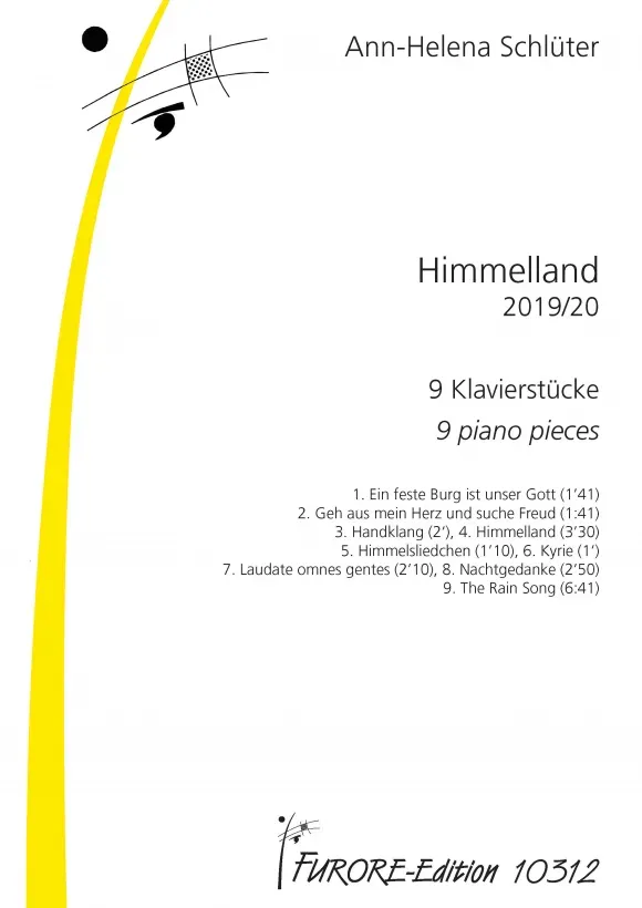 Furore Edition Himmelland 9 Klavierstücke Noten 2019/20