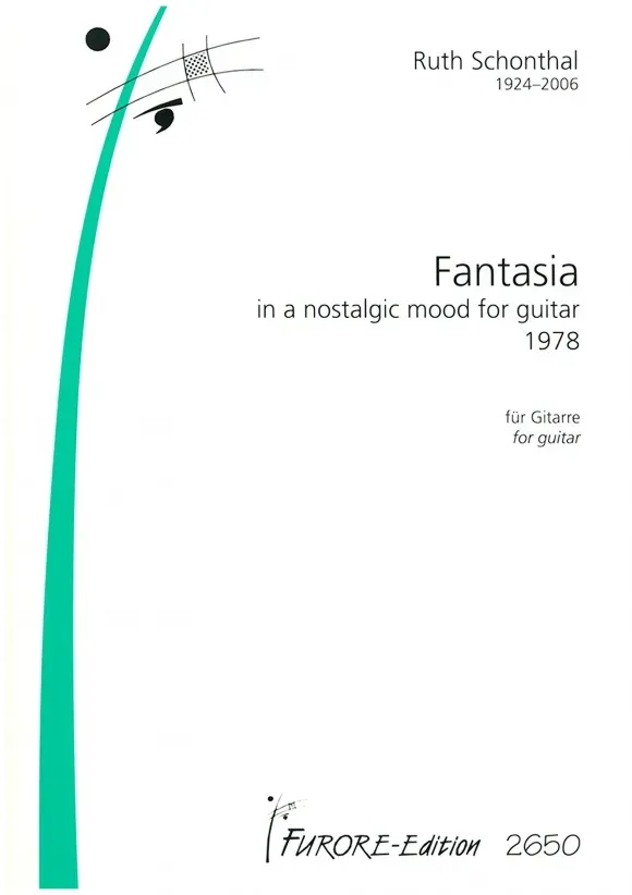 Furore Edition Fantasia in a Nostalgic Mood Noten Gitarre schwer
