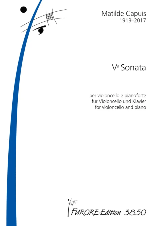 Furore Edition V. Sonate Noten für Violoncello und Klavier