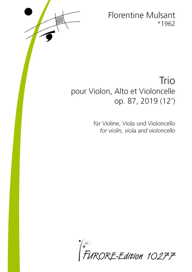 Furore Edition Trio op. 87 Streichtrio Noten Violine Bratsche