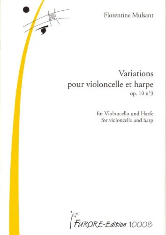 Furore Edition Variations Cello Harfe Noten Partitur