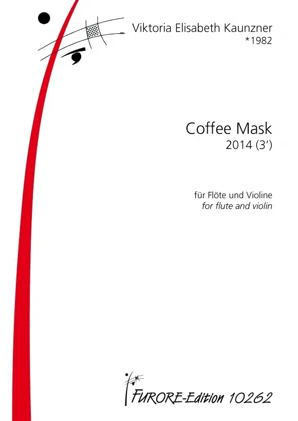 Furore Edition Coffee Mask Noten Flöte Violine