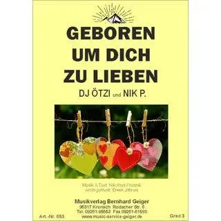 Studio-Verlag Rudi Seifert Geboren um dich zu lieben Blasmusiknoten