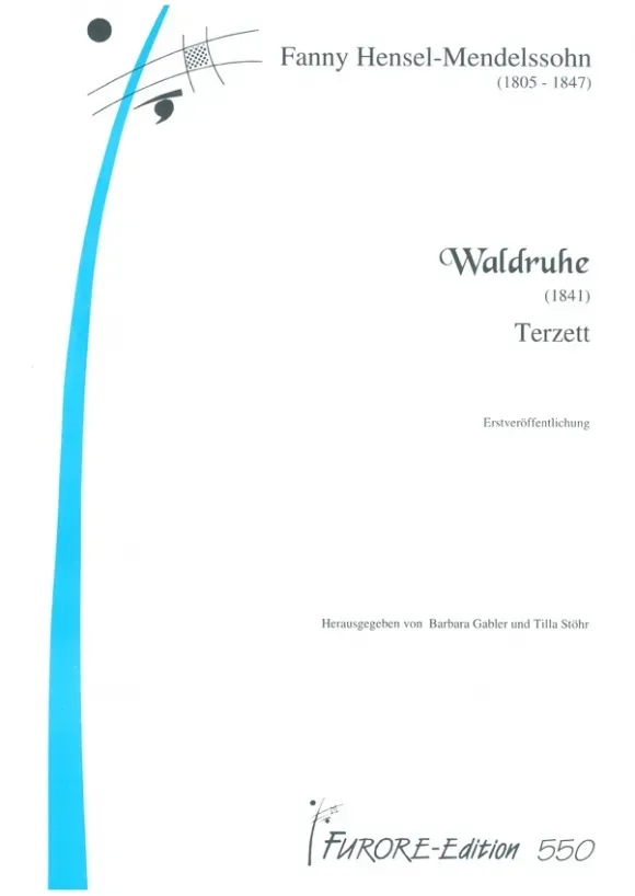 Furore Edition Hensel Waldruhe Partitur Terzett Klavier mittel