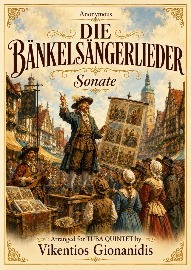 Vikentios Gionanidis Sonate Bänkelsängerlieder Noten Tubaquintett