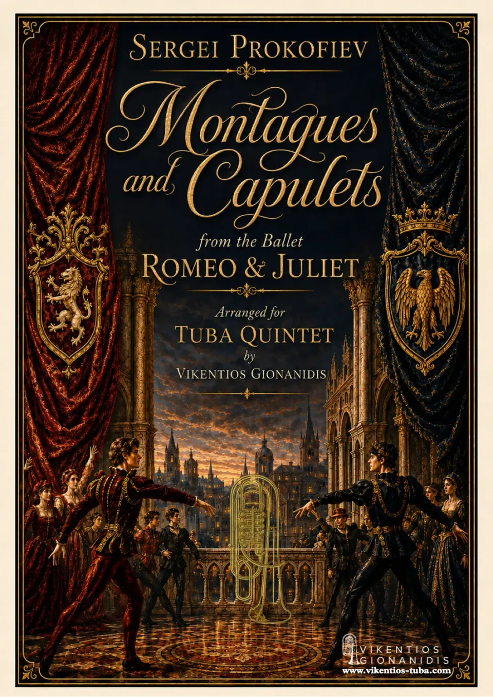 Vikentios Gionanidis Montagues Capulets Tubaquintett Noten