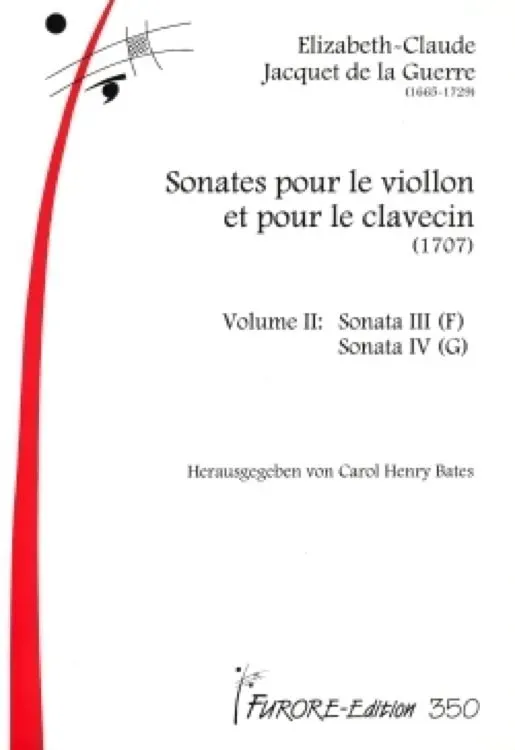 Furore Edition Sonates pour le Viollon Vol. 2 Violinnoten