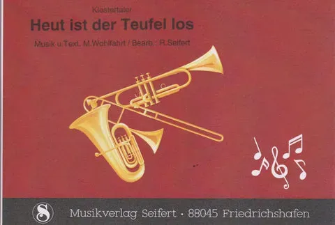Studio-Verlag Rudi Seifert Heut ist der Teufel los Noten Polka