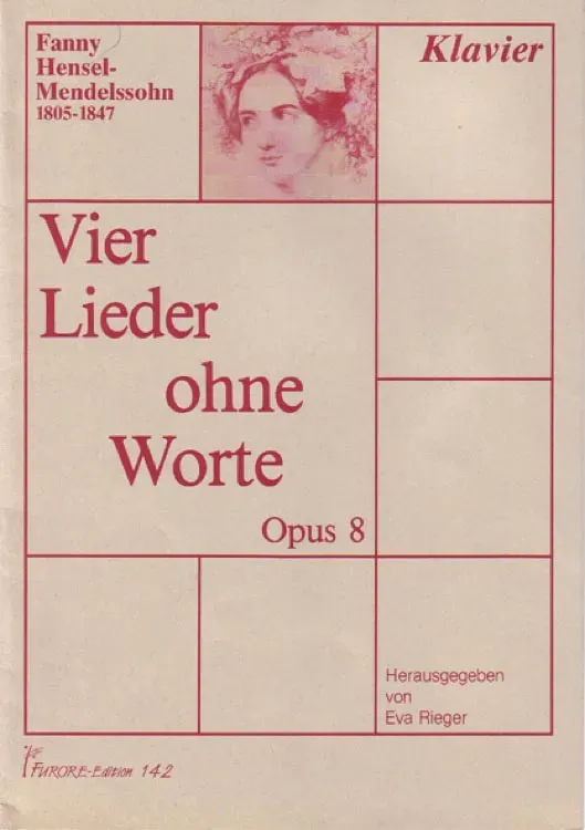 Furore Edition Vier Lieder ohne Worte op. 8 Klaviernoten