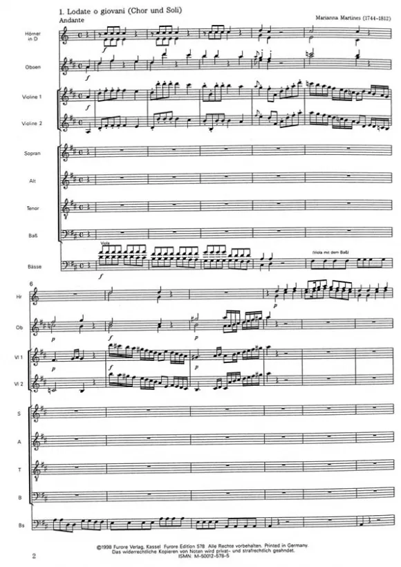 Furore Edition Laudate Pueri Dominum Mietmaterial SAT Orchester