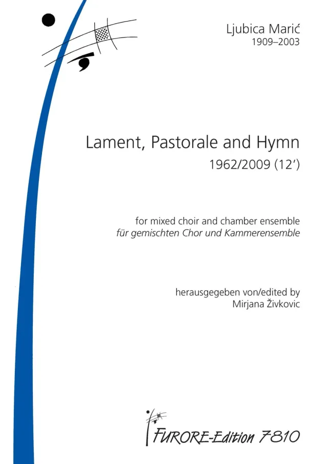 Furore Edition Lament, Pastorale and Hymn Chornoten