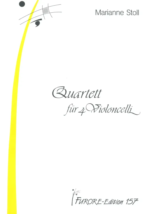 Furore Edition Quartett für 4 Violoncelli Partitur und Stimmen