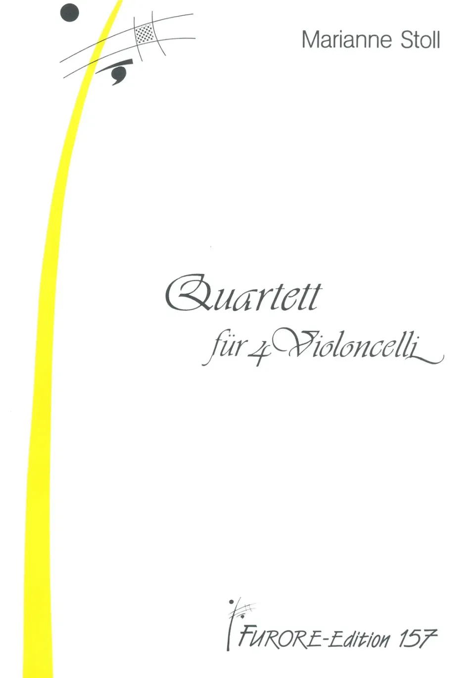Furore Edition Quartett für 4 Violoncelli Stimmen Ausgabe