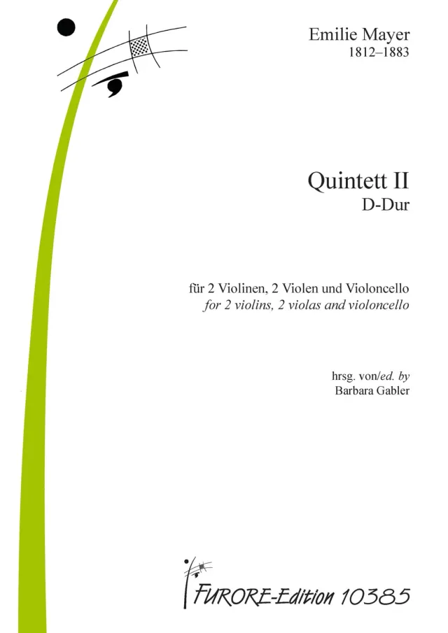 Furore Edition Quintet II String Quintet D major Streichquintett Noten