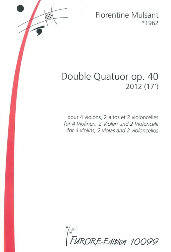 Furore Edition Double Quatuor op. 40 Partitur und Stimmen