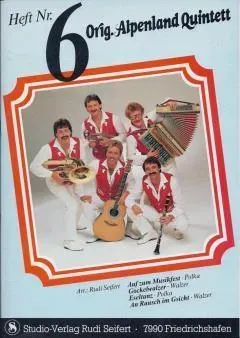 Studio-Verlag Rudi Seifert Alpenland Quintett Heft 6 Noten B-Ware