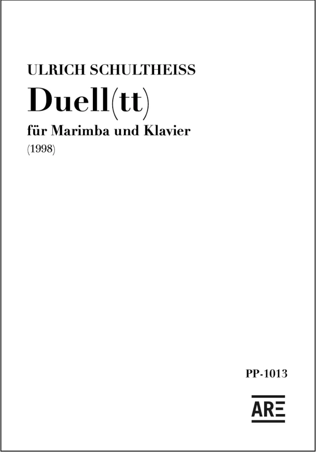 Are Musik Verlag Ulrich Schultheiss „Duell(tt)“ Noten