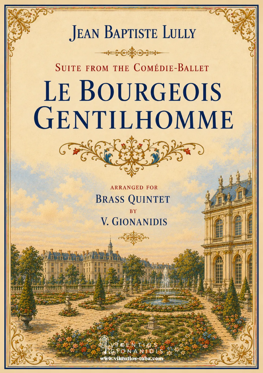 Vikentios Gionanidis Lully Bourgeois Gentilhomme Noten Blech