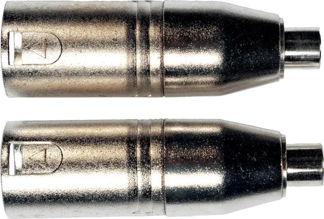 Paul Beuscher AD21 RCA-XLR-Adapter 2er-Set