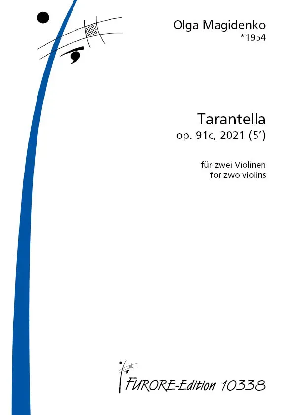Furore Edition Tarantella op. 91c für zwei Violinen
