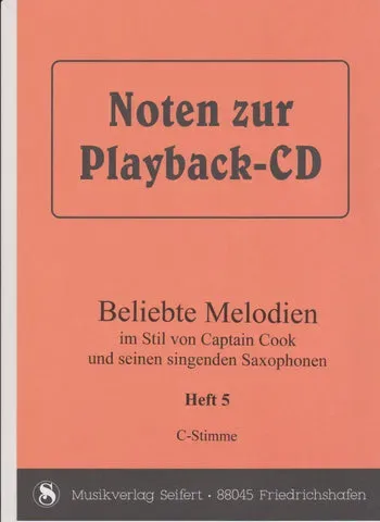 Studio-Verlag Rudi Seifert Beliebte Melodien 5 Noten Playback