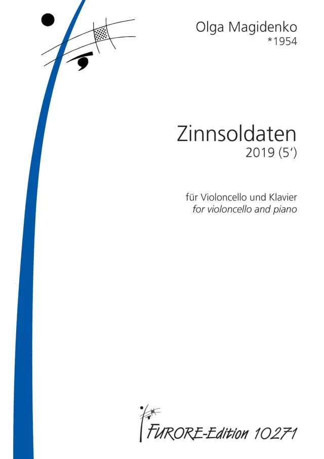 Furore Edition Zinnsoldaten Noten Cello Klavier Kinder
