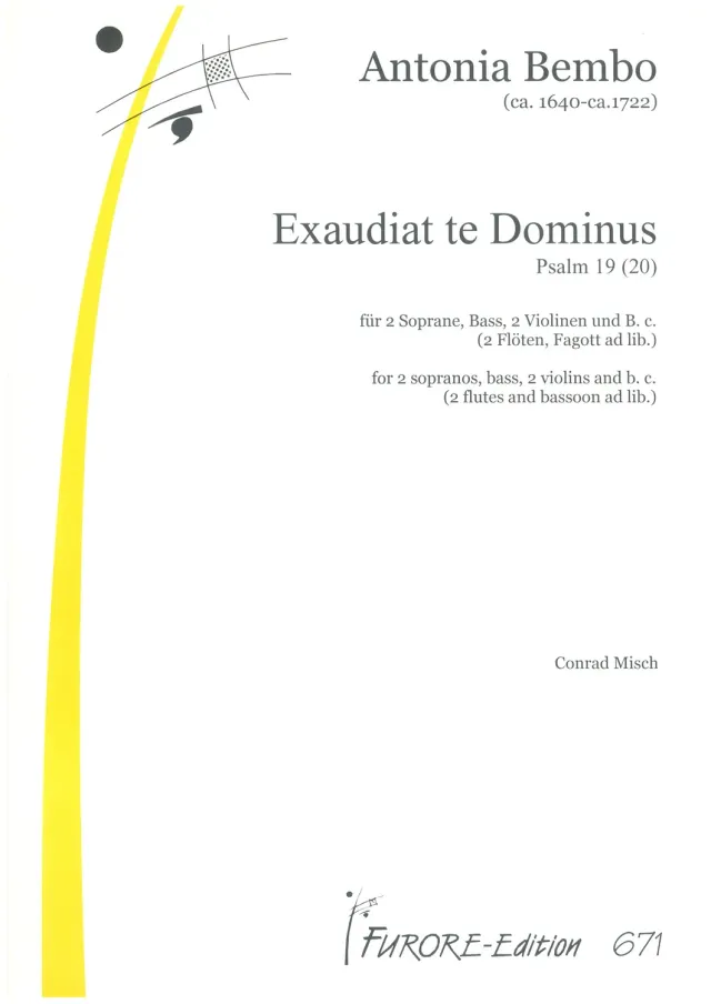Furore Edition Exaudiat te Dominus Psalm 19 Noten