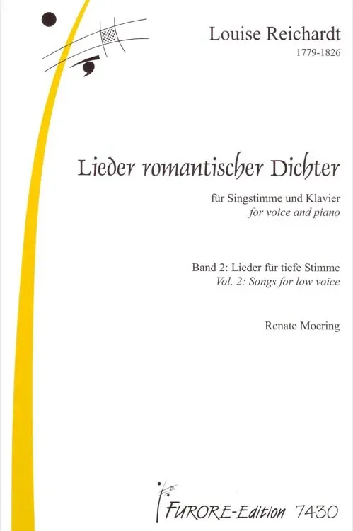 Furore Edition Lieder romantischer Dichter Vol.2 Noten tiefe Stimme