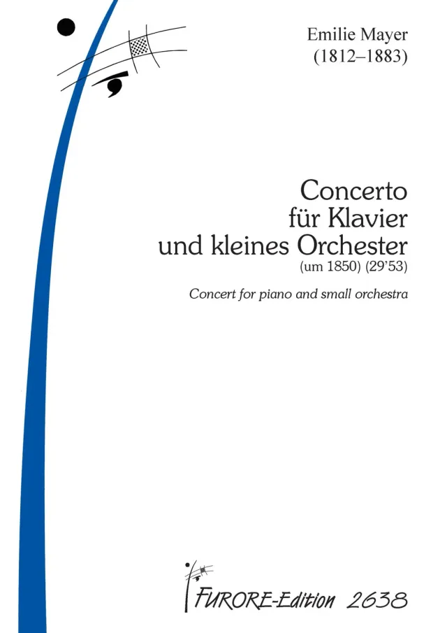 Furore Edition Concert Klavierkonzert Noten Klavier Orchester B-Dur