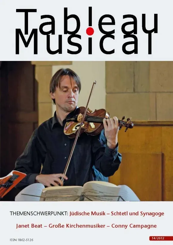 Furore Edition Tableau Musical Nr. 14 Heft Jüdische Musik