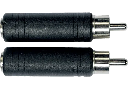 Yellow Cable AD08 Adapter RCA auf Klinke 6,35 mm Mono