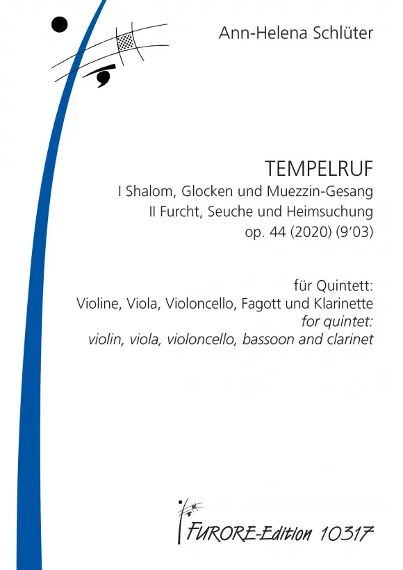 Furore Edition TEMPELRUF op. 44 Partitur