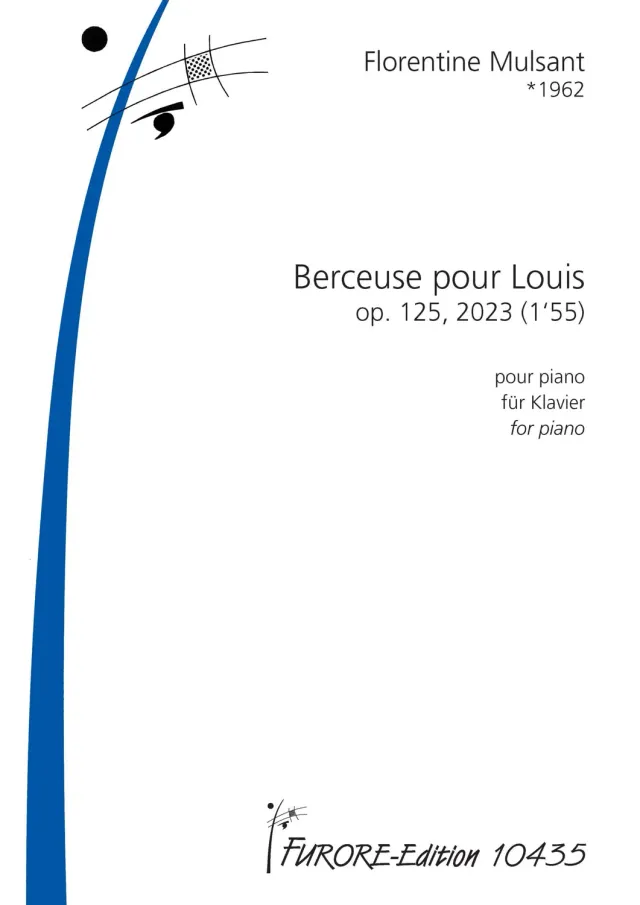 Furore Edition Berceuse pour Louis op. 125 Klavier Wiegenlied