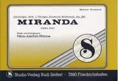 Studio-Verlag Rudi Seifert Miranda Noten Samba B-Ware Große Blasmusik