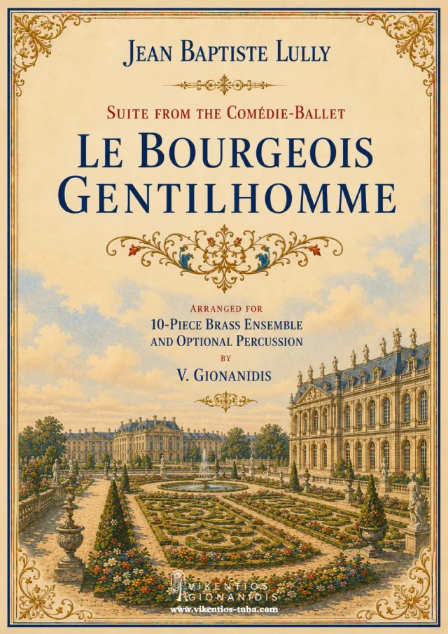 Vikentios Gionanidis Lully Bourgeois Gentilhomme Noten Blech
