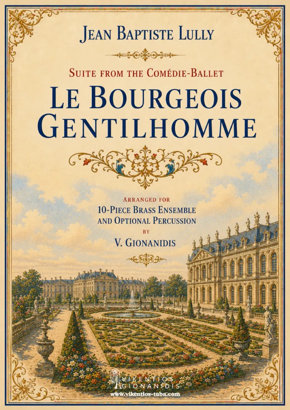Vikentios Gionanidis Lully Bourgeois Gentilhomme Noten Blech
