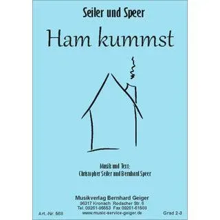 Studio-Verlag Rudi Seifert Ham kummst Noten kleine Blasmusik