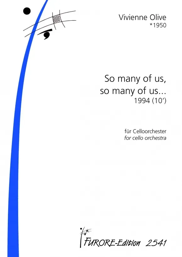 Furore Edition So many of us Celloorchester Partitur leicht