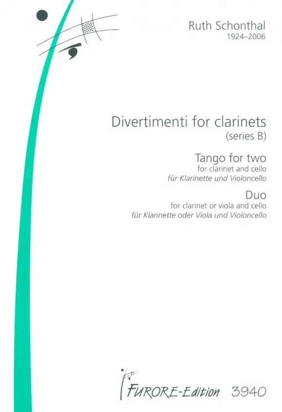 Furore Edition Tango for two Duo Noten Klarinette Cello